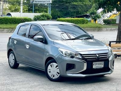 MITSUBISHI MIRAGE มือสอง 1.2 GLX CVT ปี 2023 เบนซิน เกียร์อัตโนมัติ สีเทา เลขไมล์ 19818 Km ฟรีดาวน์ ฟรีส่งรถ